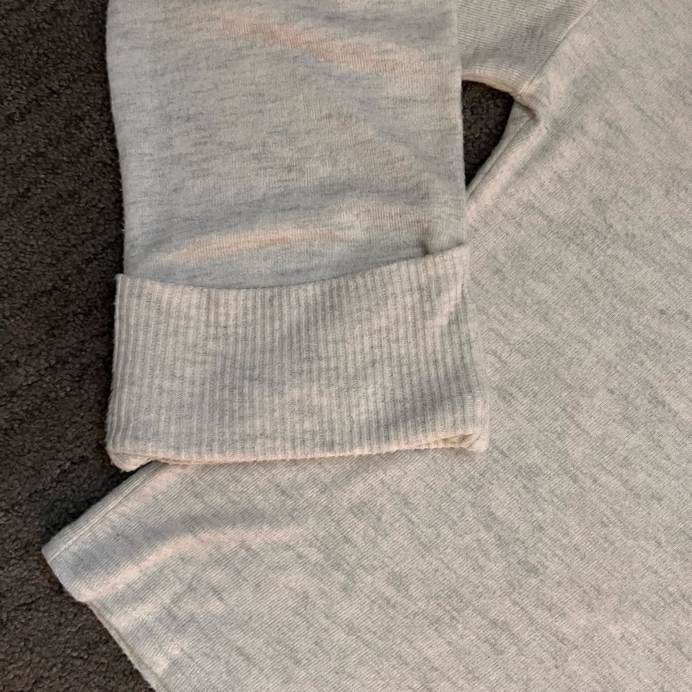 PROJECT SOCIAL T - Women’s Cream Cuffed CrewNeck Sweater - Size Small - Picture 6 of 7